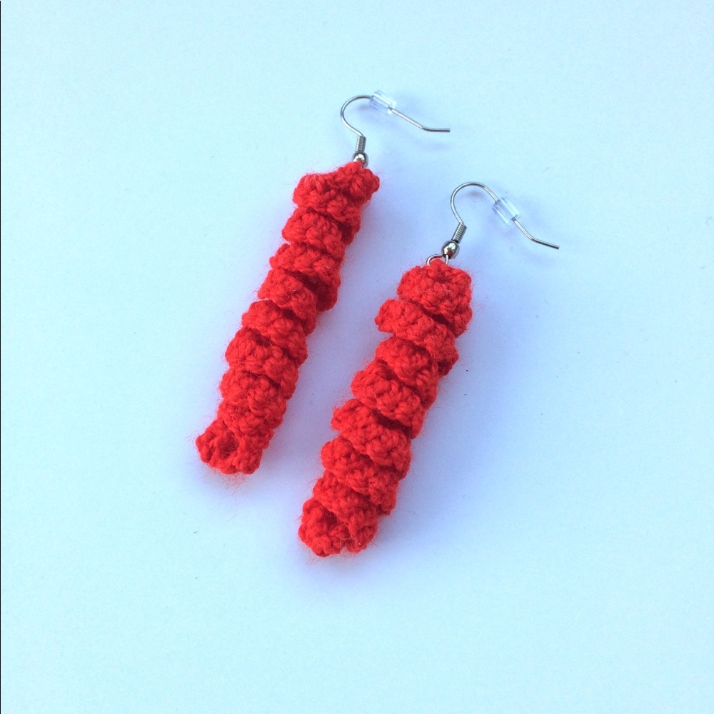 Curlicue Crochet Earrings